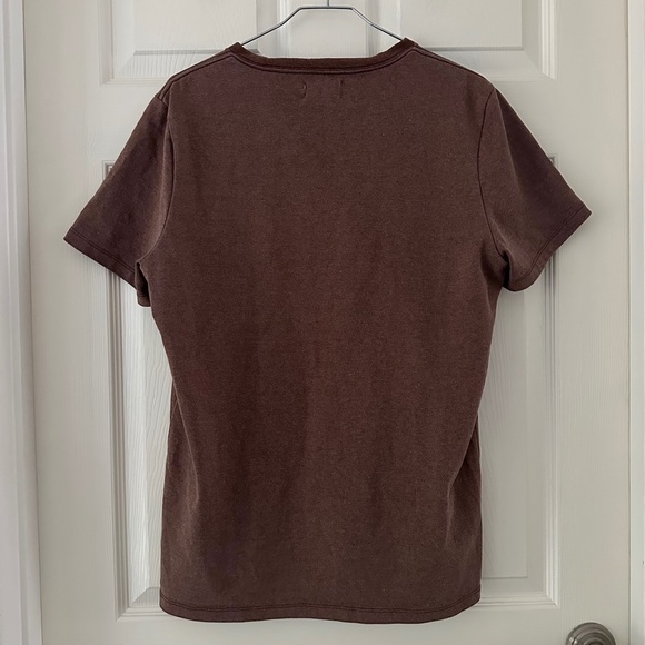 Taylor Stitch Bundle of 2 Heavy Bag Tee Shirts Burgundy Teal Men’s Size Large - Picture 6 of 16